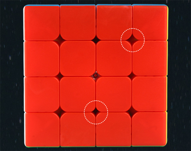 YuXin Black Kylin 4x4x4 Magic Cube Bright Stickerless